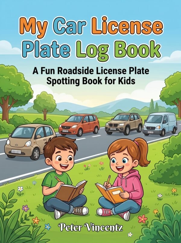 My Car License Plate Log Book