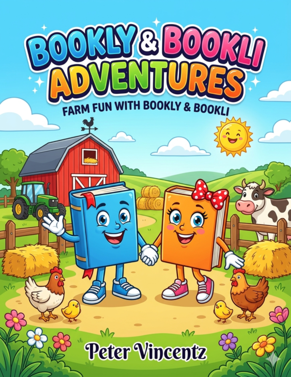 Bookly & Bookli Farm Adventures Coloring Book
